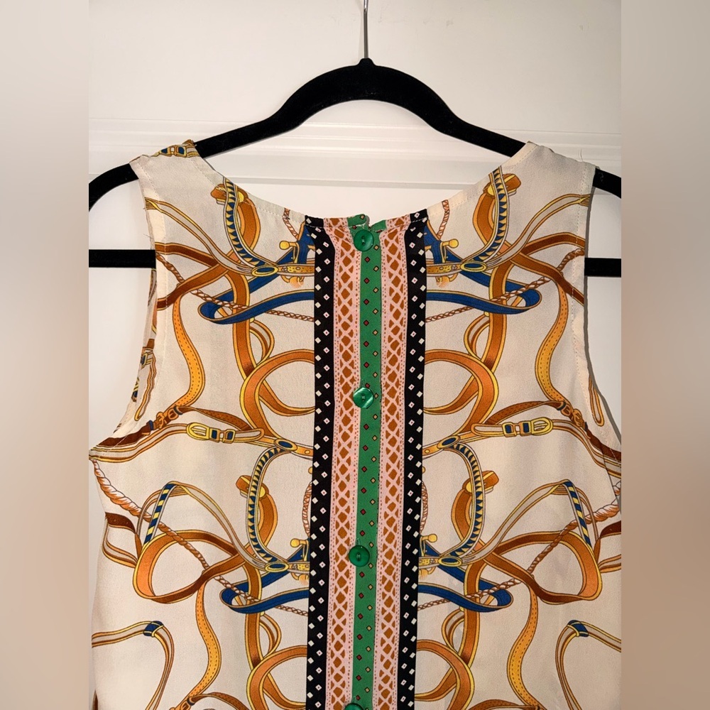 Cynthia Rowley Women's Multicolor Sleeveless Top - Picture 3 of 6